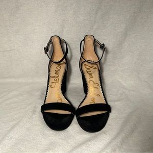Sam Edelman black suede wedge